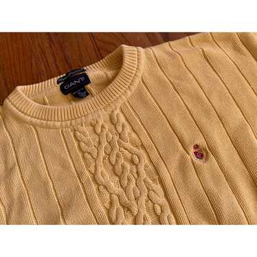 Gant × Streetwear × Vintage Gant 90s XL yellow th… - image 1
