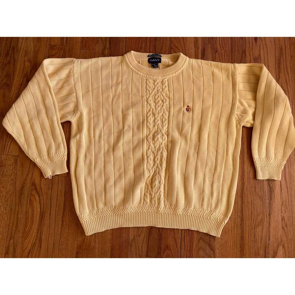 Gant × Streetwear × Vintage Gant 90s XL yellow th… - image 2