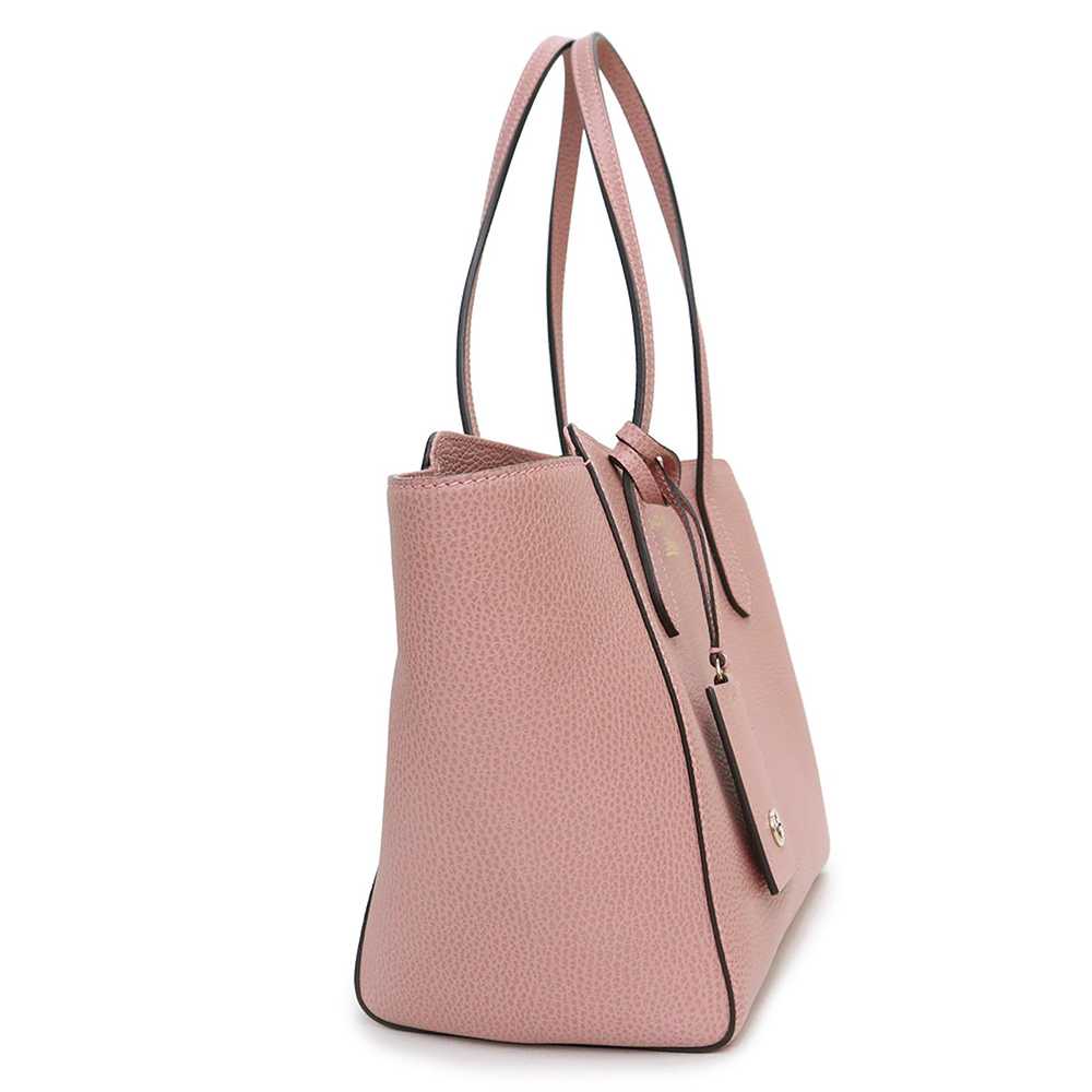 Gucci Gucci Swing Tote Bag Calfskin Leather Pink - image 3