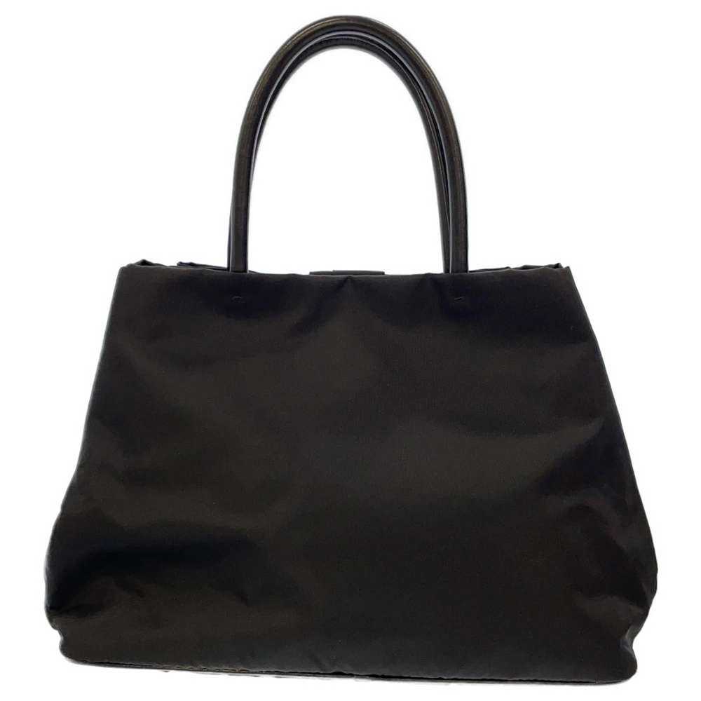Prada Prada Handbag Ribbon Nylon Shoulder Bag Bla… - image 2
