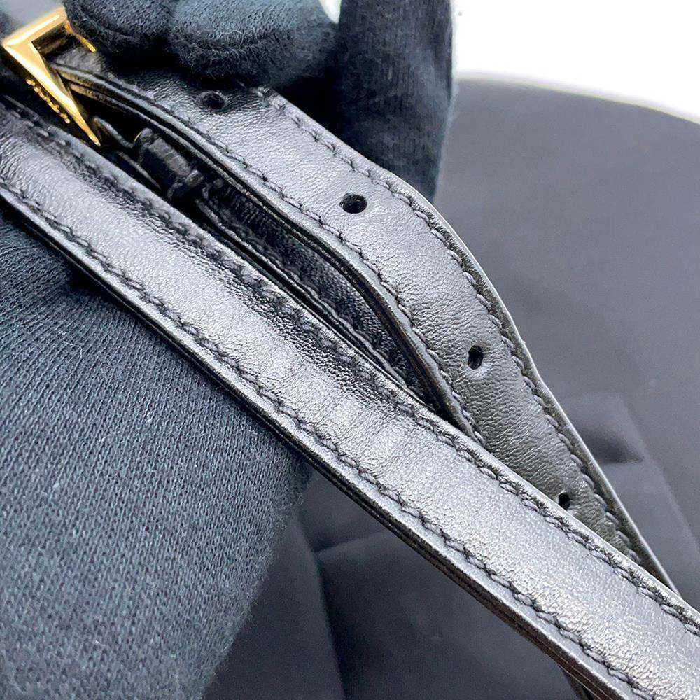 Prada Prada Handbag Ribbon Nylon Shoulder Bag Bla… - image 7