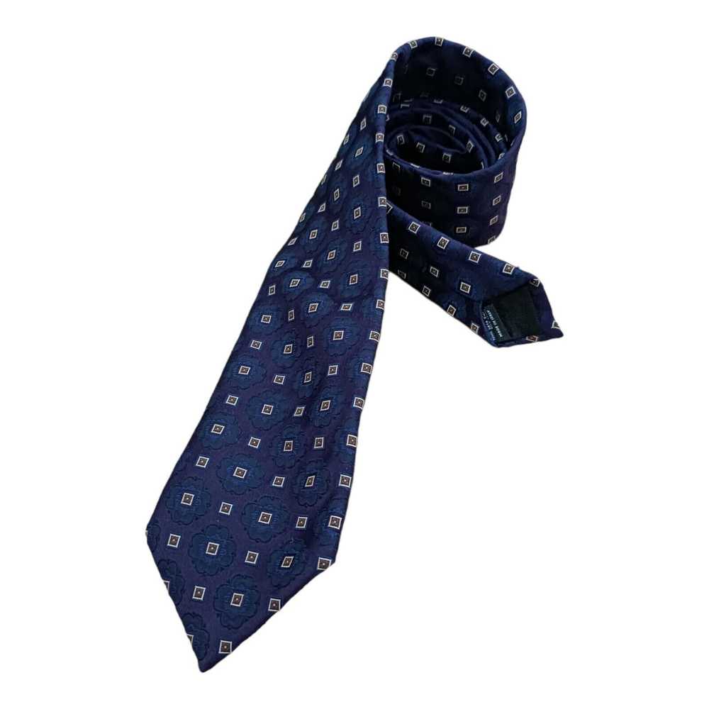 Canali CANALI Geometric Silk Tie ITALY 61"/ 3.7" … - image 3