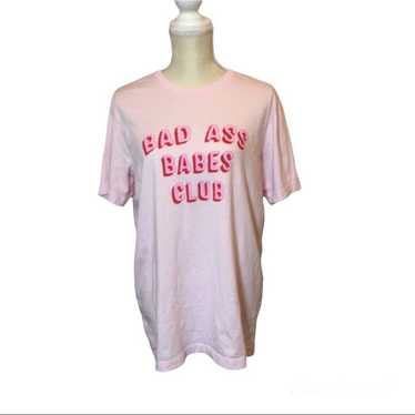 Canvas Bad Ass Babes Club Bella Canvas Pink Tee S… - image 1