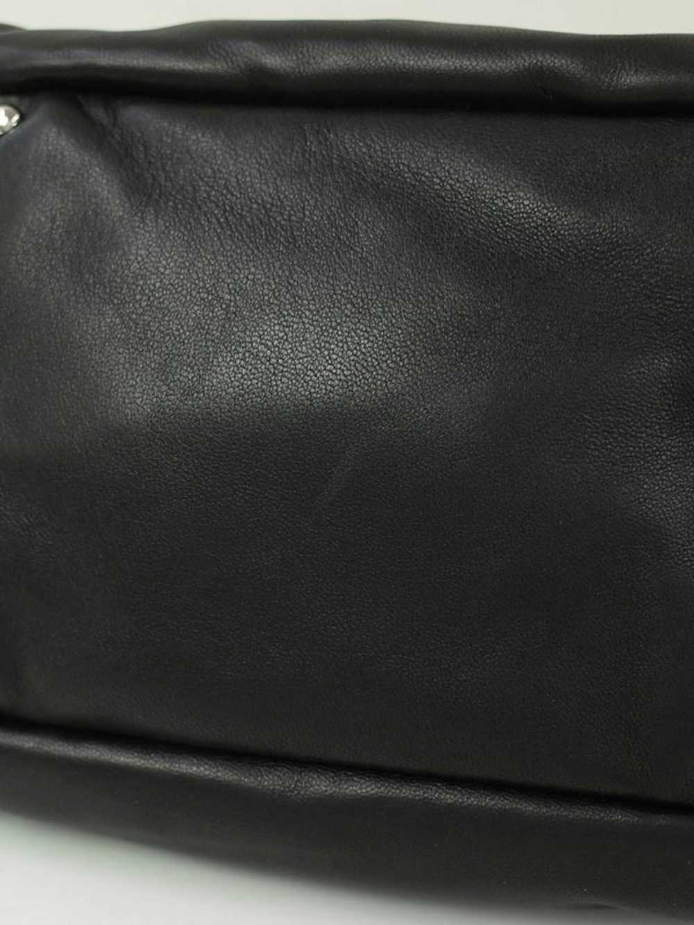Chanel Chanel Logo Chain Semi-Shoulder Bag Black - image 8