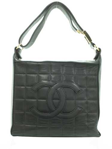Chanel Chanel Chocolate Bar Semi-Shoulder Bag Blac