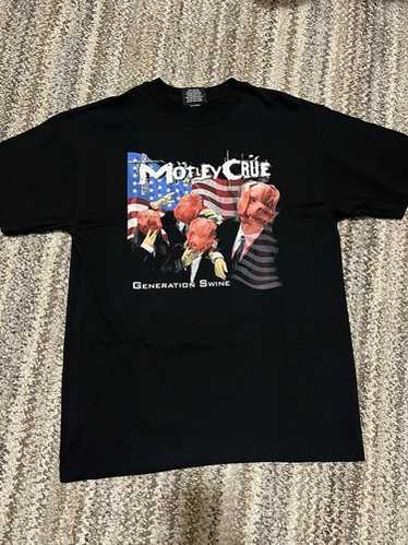 97年 MOTLEY CRUE Generation Swine プロモTシャツ 1997 Motley Crue Generation Swine Shirt – WyCo Vintage