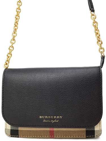 Burberry Burberry Check Pattern Chain Shoulder Bag