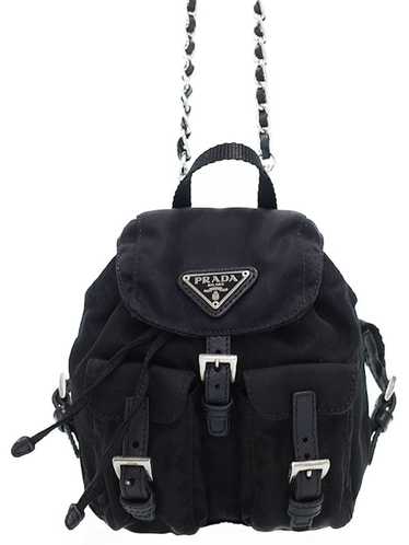 Prada Prada Backpack Type Mini Chain Shoulder Bag 