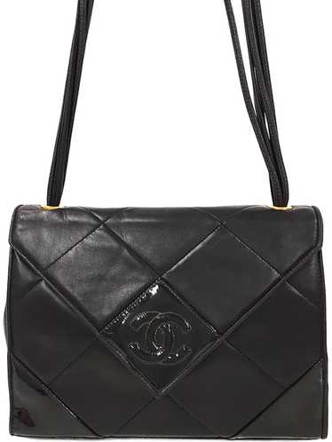 Chanel Chanel Matelasse Shoulder Bag Leather Black