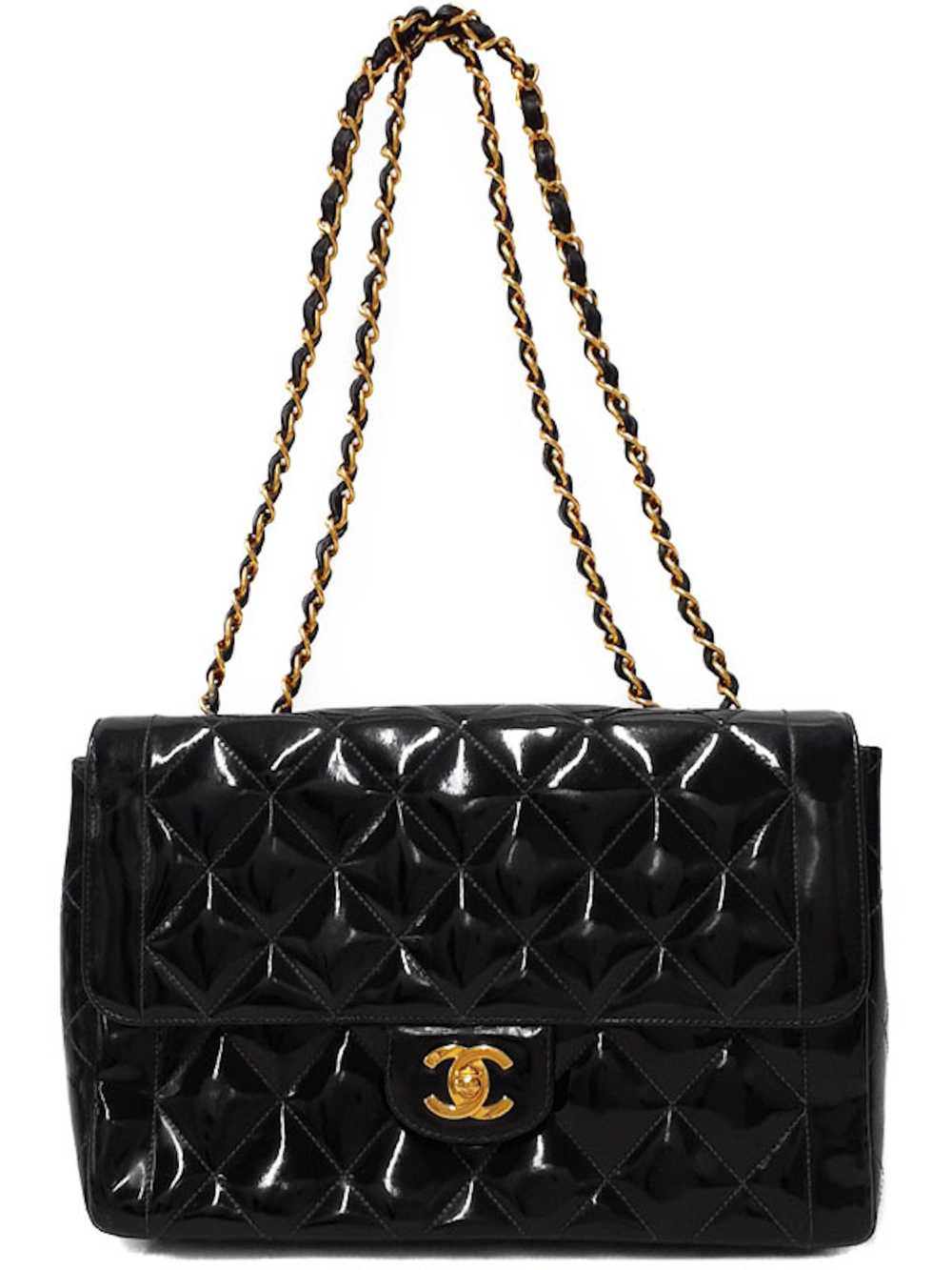 Chanel Chanel Matelasse Chain Shoulder Bag Patent… - image 1