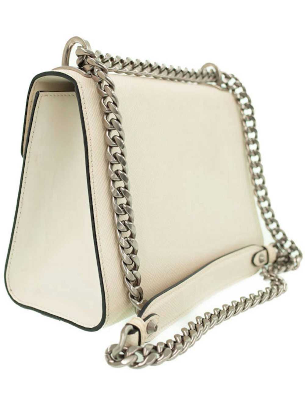 Prada Prada Monochrome Bag Chain Shoulder Bag Whi… - image 9