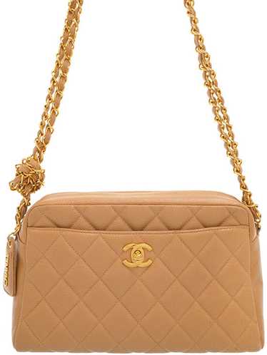 Chanel Chanel Matelasse Chain Shoulder Bag Beige