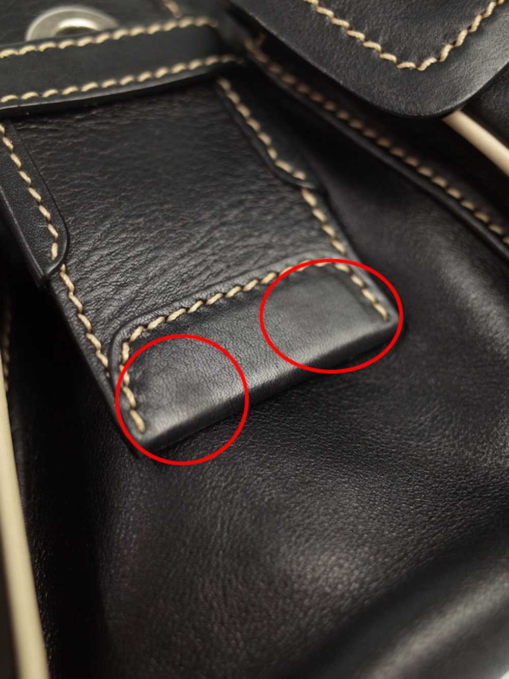 Prada Prada Leather Shoulder Bag Black - image 4