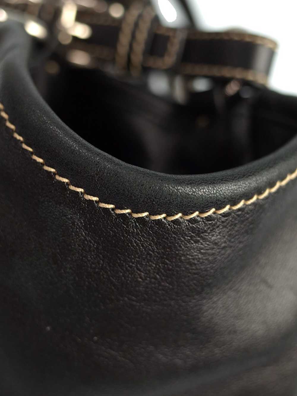 Prada Prada Leather Shoulder Bag Black - image 7