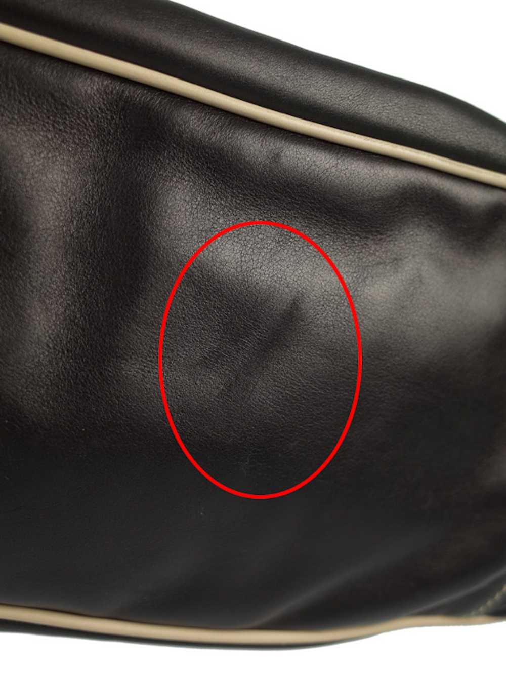 Prada Prada Leather Shoulder Bag Black - image 8