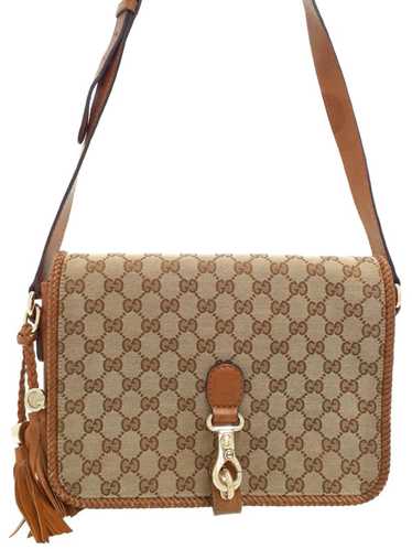 Gucci Gucci Marrakech Shoulder Bag Beige x Brown