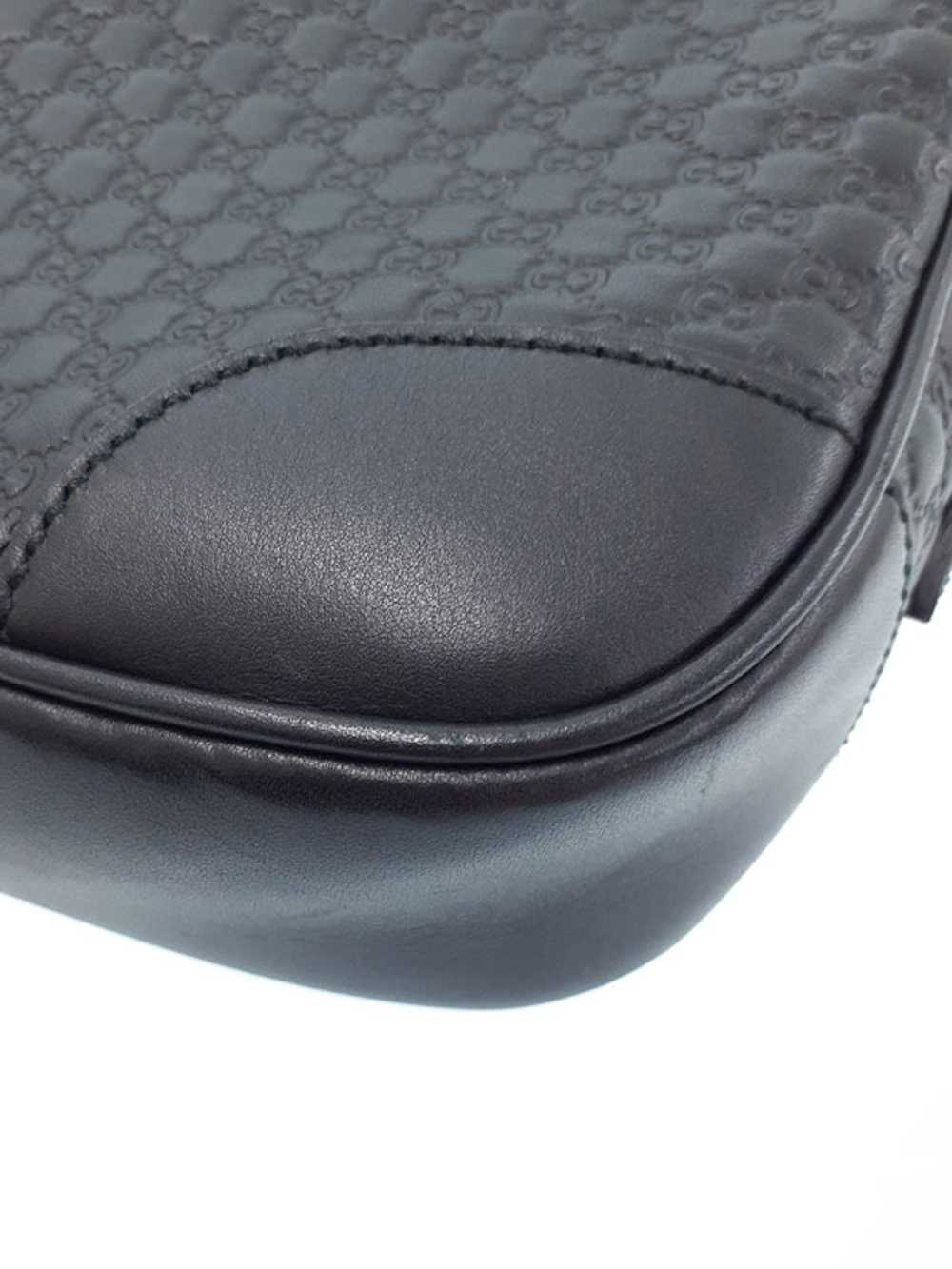 Gucci Gucci Micro Guccisima Shoulder Bag Black - image 4