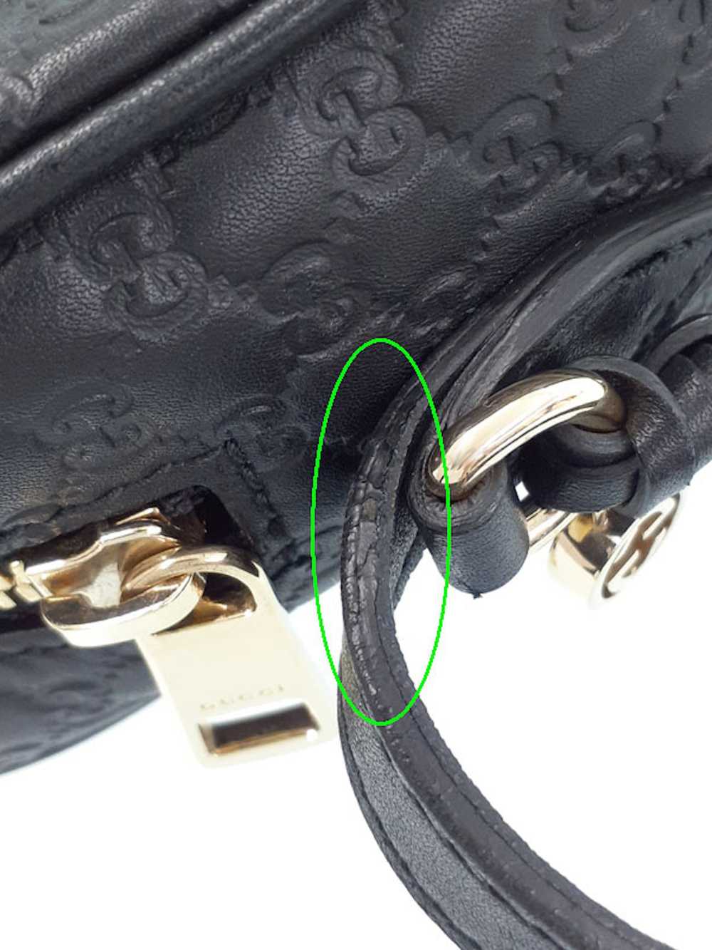 Gucci Gucci Micro Guccisima Shoulder Bag Black - image 6