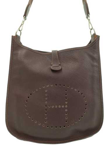 Hermes Hermes Evelyn GM Shoulder Bag Brown