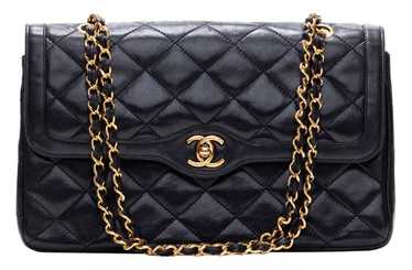 Chanel Chanel Matelasse Double Flap Chain Lambski… - image 1