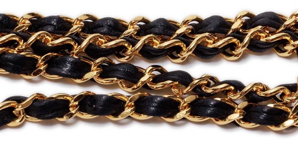 Chanel Chanel Matelasse Double Flap Chain Lambski… - image 5
