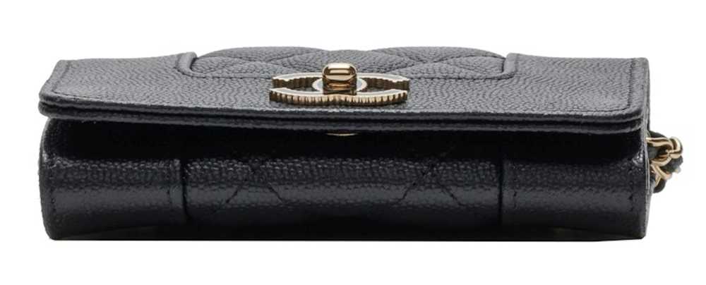 Chanel Chanel Mini Matelasse Push Lock Chain Cavi… - image 3