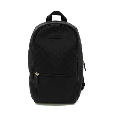 Gucci Gucci Rucksack Backpack Bag Nylon Black