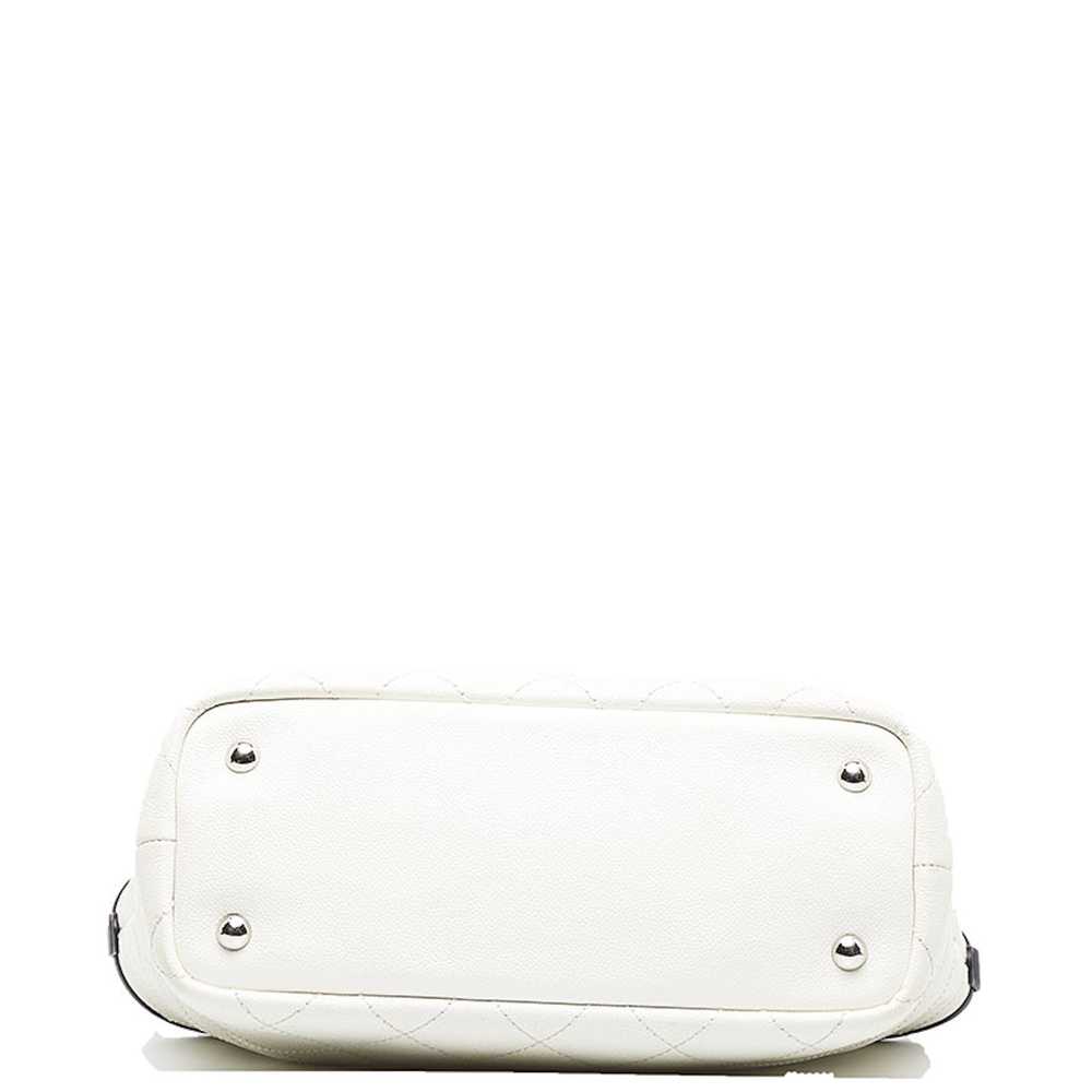 Chanel Chanel Coco Mark Tote Bag Shoulder Bag Whi… - image 3