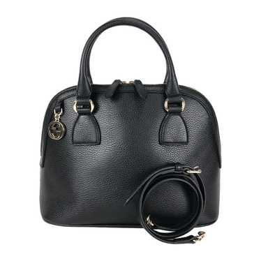 Gucci Gucci Interlocking G 2way Handbag Leather Bl