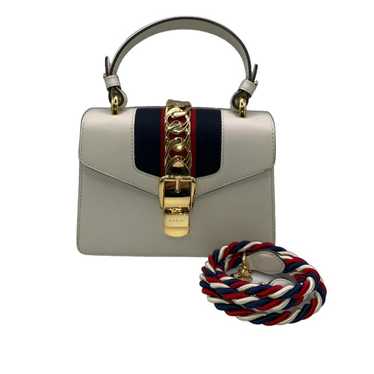 Gucci Gucci Sylvie 2way Handbag White