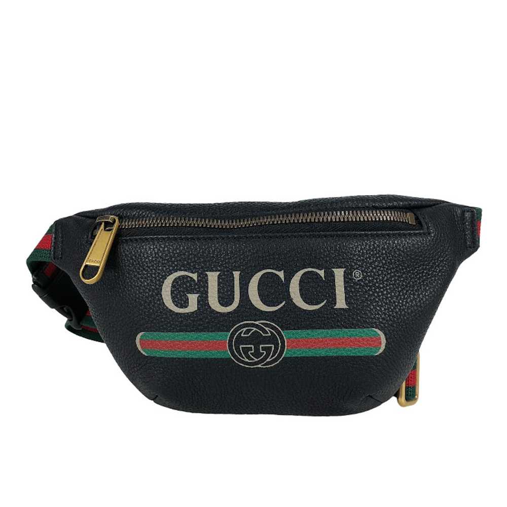 Gucci Gucci Bum Bag Belt Bag Body Bag Black - image 1
