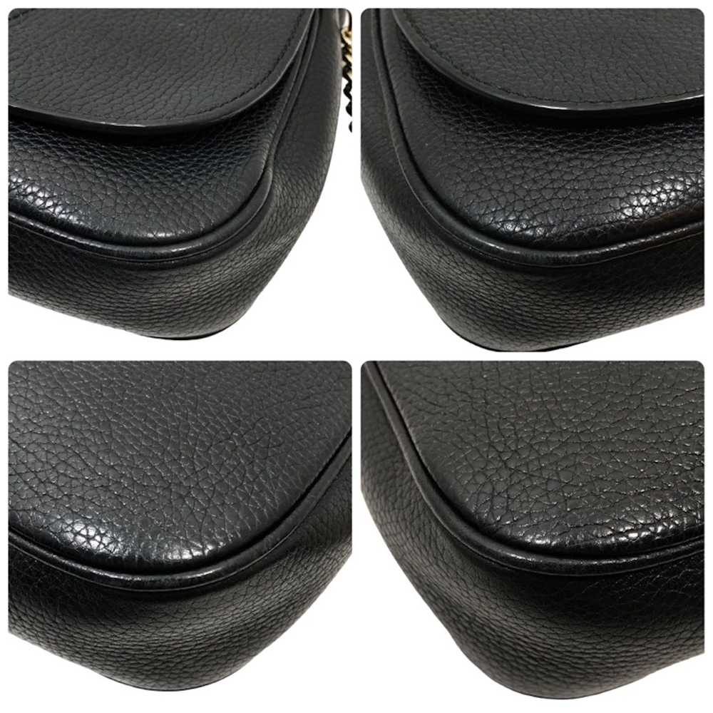 Gucci Gucci Soho Fringe Leather Shoulder Bag Black - image 4