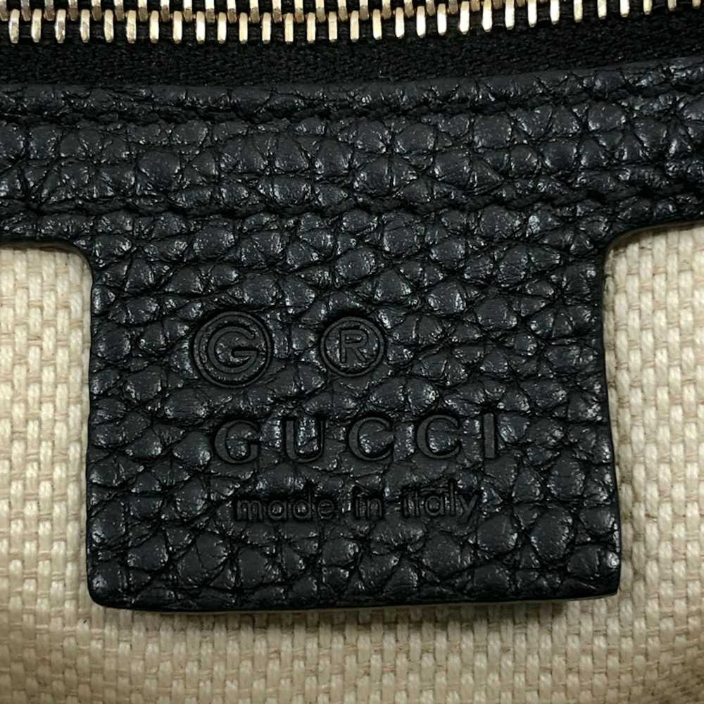 Gucci Gucci Soho Fringe Leather Shoulder Bag Black - image 8