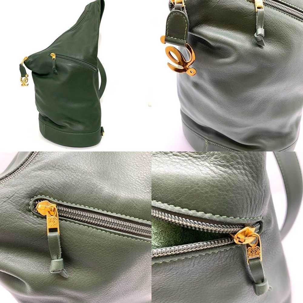 Loewe LOEWE Bag Anton Shoulder Khaki Green Anagra… - image 4