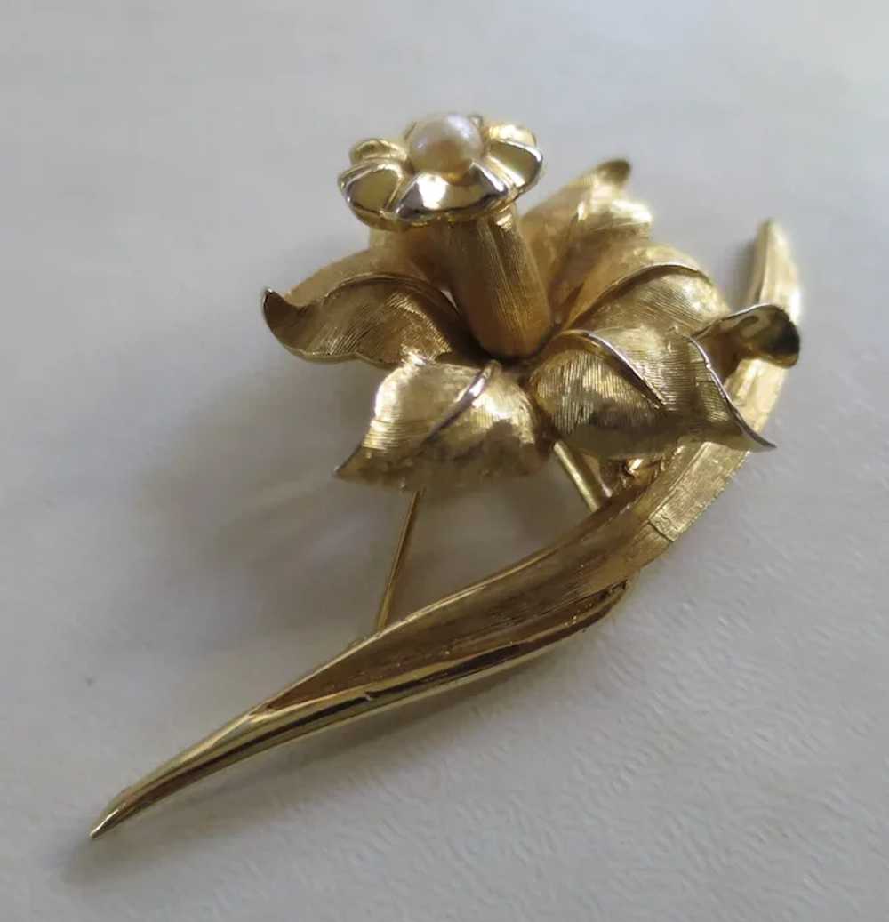BOUCHER Jonquille Flower of The Month Series Pin … - image 3