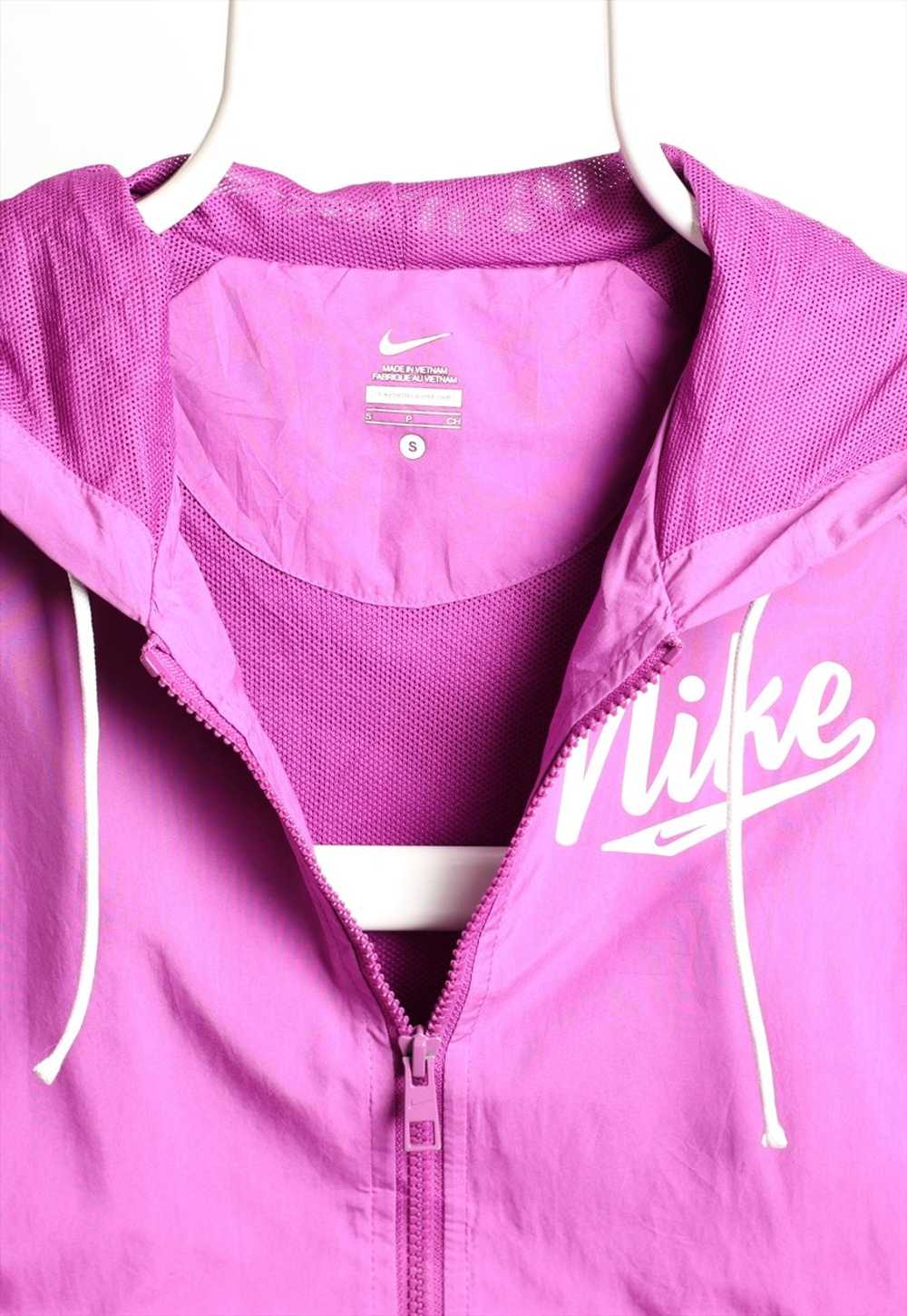 Vintage Nike Sportswear Shell Hooded Script Jacke… - image 3