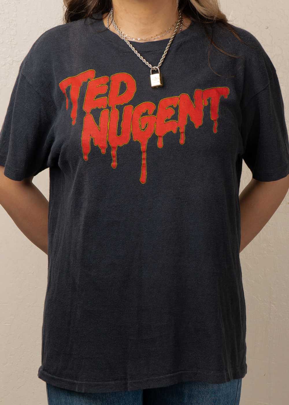 Vintage Rare Ted Nugent 1984 Tour Band Tee - image 5