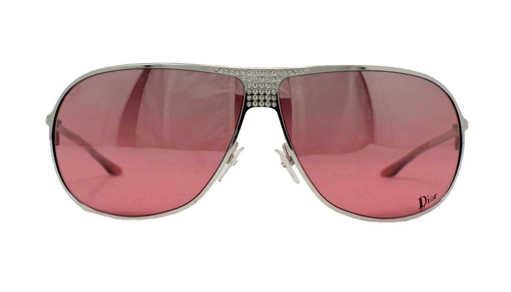 Dior "Hard Dior" 1 Pink Tinted Lens Sunglasses wi… - image 3