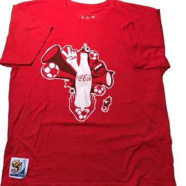 FIFA WORLD CUP コカコーラボトルTシャツ FIFAワールドカップ コカ・コーラ記念品 アディダス T シャツ 2