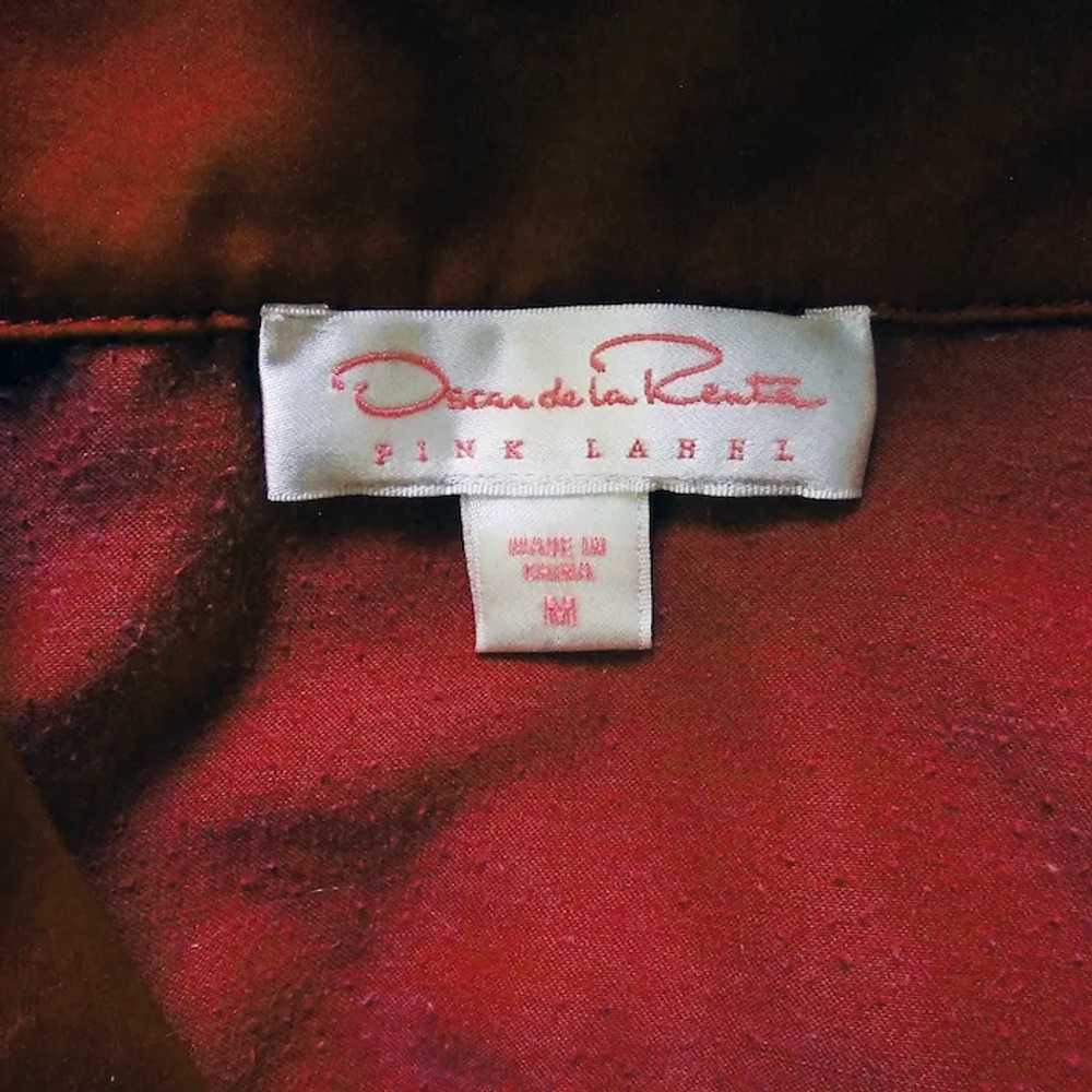 Red Satin Pajamas from Oscar De La Renta, Oversiz… - image 9
