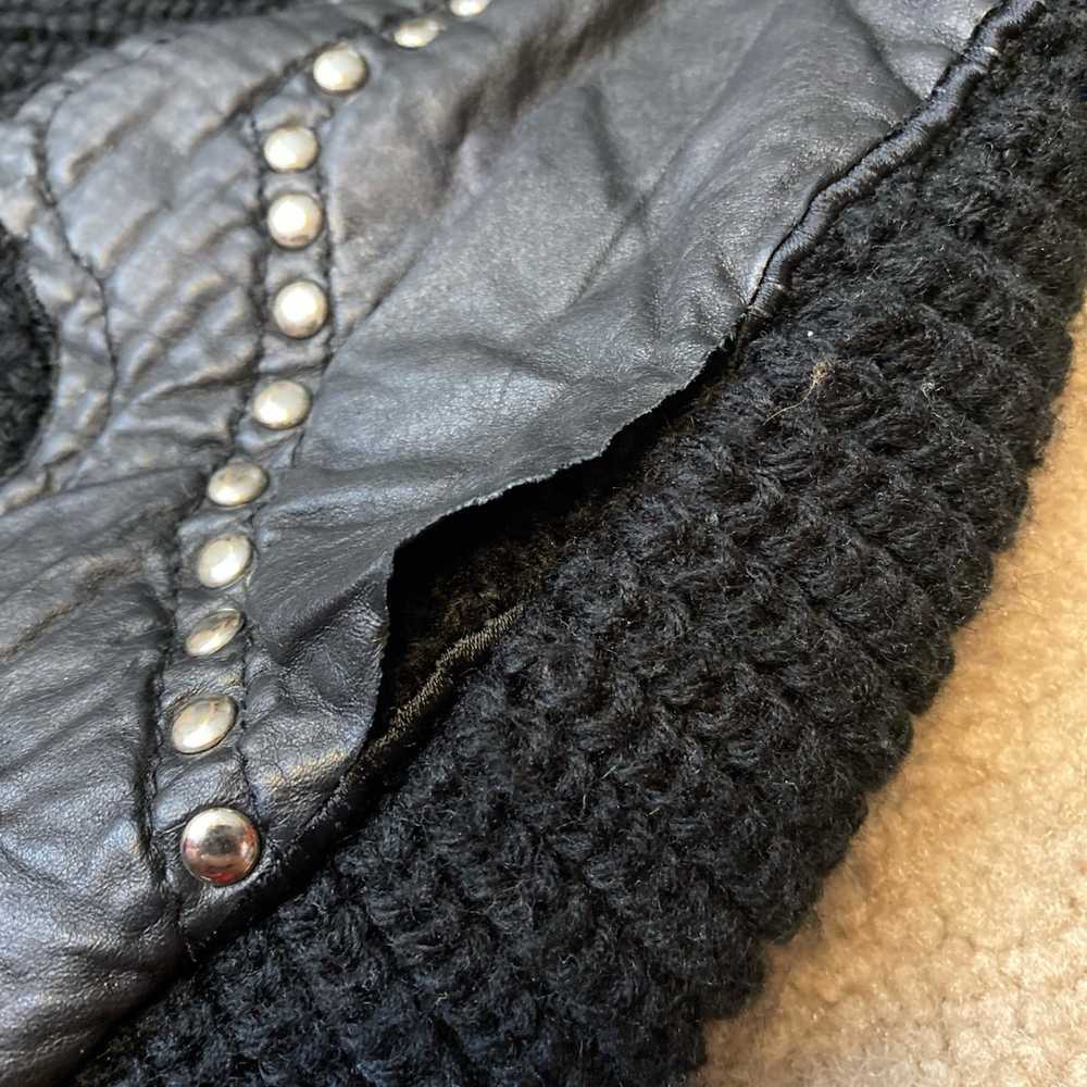 Vintage Vintage Black Gothic Studded Sweater - image 5