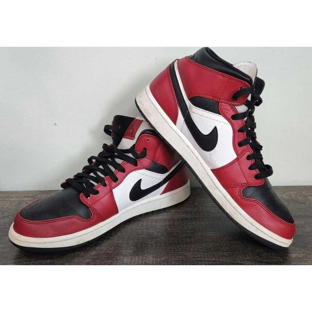 Nike Nike Air Jordan 1 Mid Chicago 554724-069 Bla… - image 1