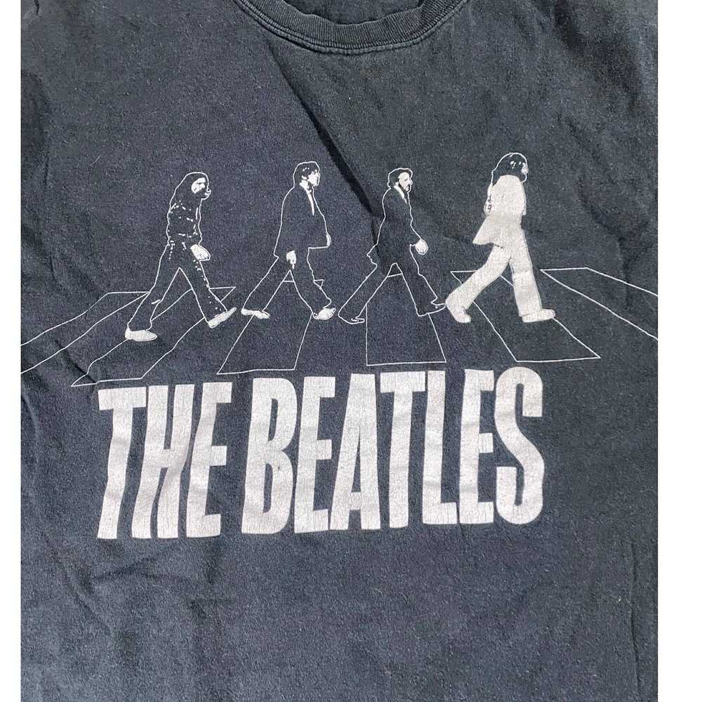 Vintage Beatles 2005 Abbey Road Black Shirt Men's… - image 2