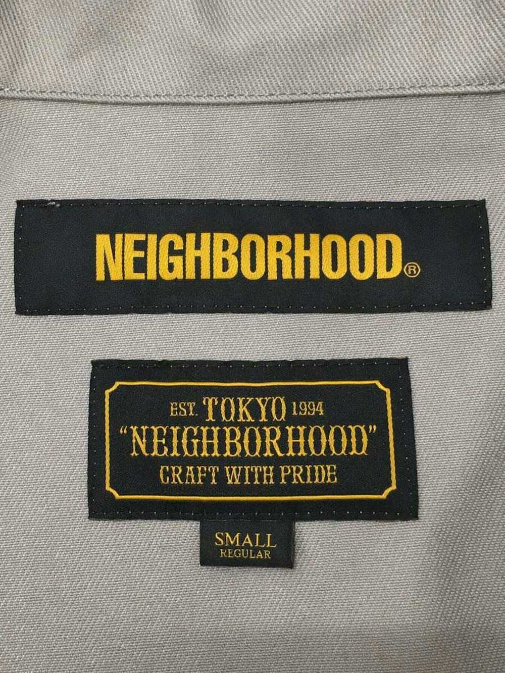 Neighborhood Jacket Cotton Print Zip Up Inseam Po… - image 4