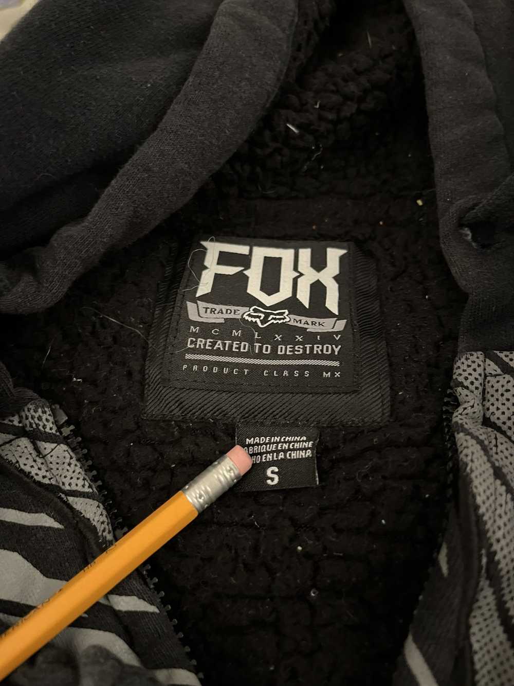 Fox × Vintage Y2K Fox black big logo hoodie - image 3