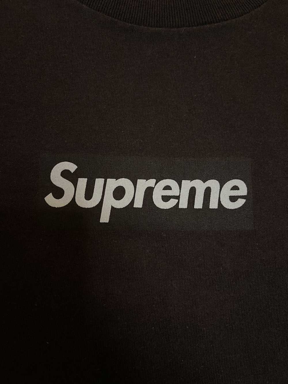 Supreme Supreme 03 Brown on Brown box logo tee - image 2