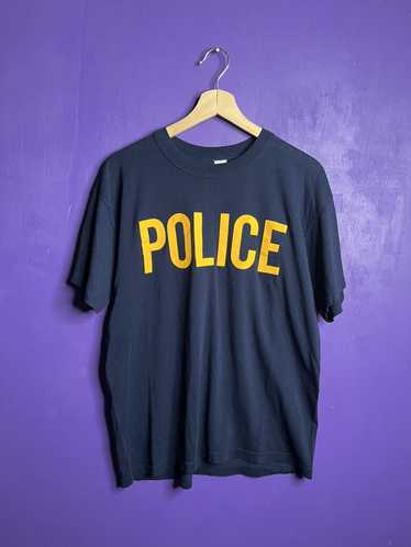 Made In Usa × Vintage Vintage 80s Police spell-out