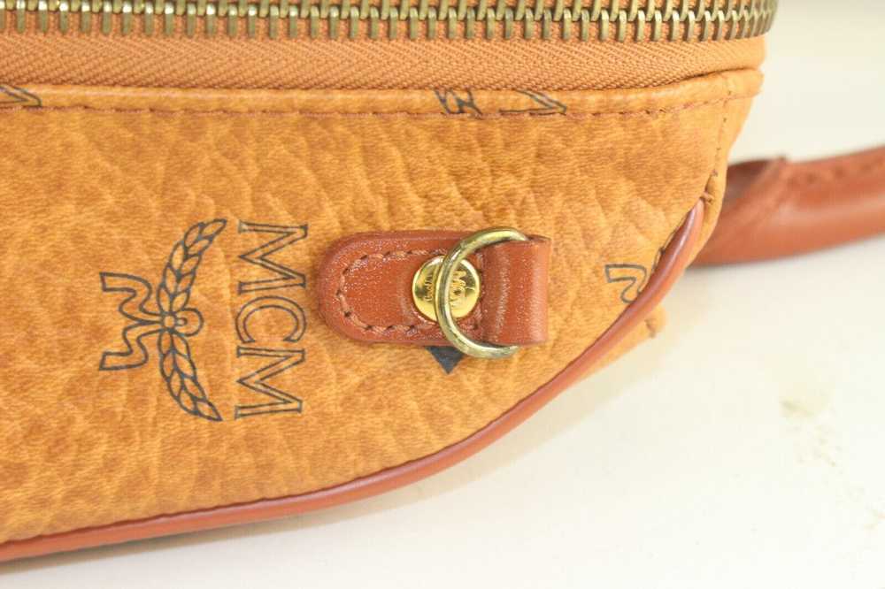 MCM MCM Visetos Leather Two Way Boston Bag 3MCM92… - image 5