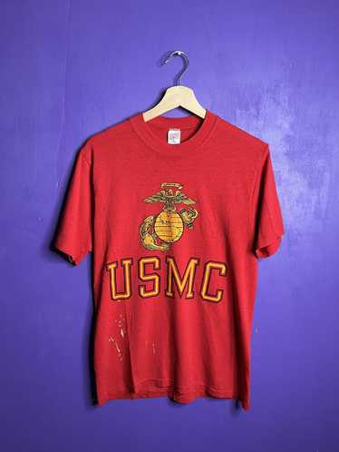 MILITARY T-SHIRT MENS XL Brown CAC Campbellsville Apparel Co Made
