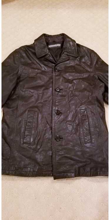 Neighborhood Horsehide Leather Pea or Car Coat